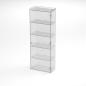Preview: Vitrine aus transparentem Acryl Gr. V - 5 Fächer - 35 breit - B-Ware