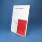 Preview: B-Ware - L-Aufsteller DIN A4 hoch mit Prospektfach DIN A6 / DIN Lang hoch