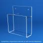 Preview: Wandprospekthalter DIN A3 Hochformat Tiefe 43mm