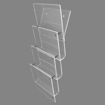 3-fach Wandhalter DIN A4 Hochformat untereinander