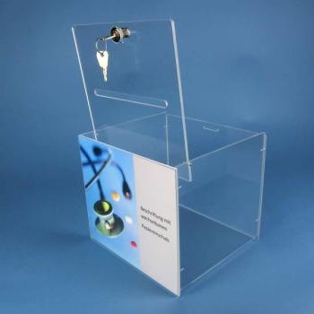 Losbox 210x210x210mm für wechselbare Beschriftung