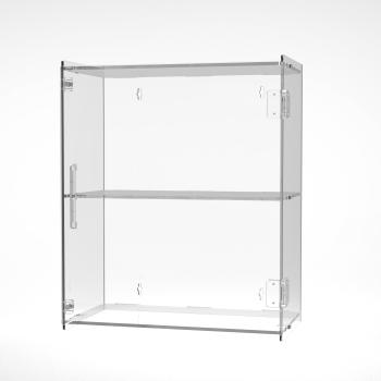 Vitrine mit 2 Fächern