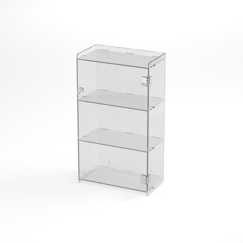 Vitrine mit 3 Fächern